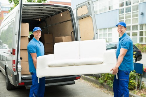 Customer complaint being reviewed for a man with van service